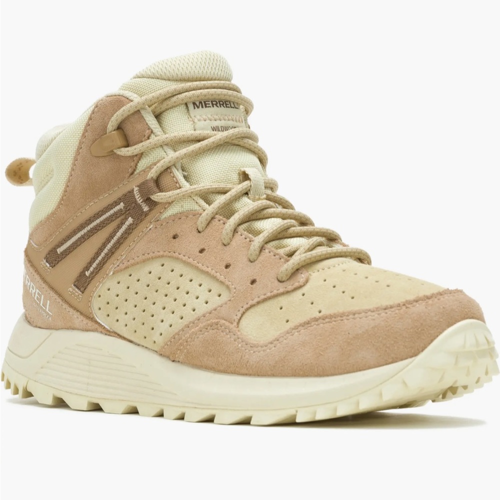 Merrell Women's Tan and Cream Hiking Shoes